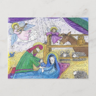Cartes Pour Fêtes Annuelles Noël de la Nativité