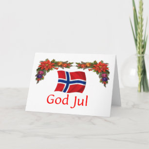Cartes Pour Fêtes Annuelles Noël de la Norvège