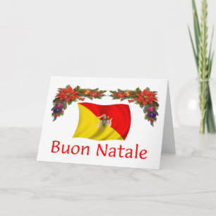Cartes Pour Fêtes Annuelles Noël de la Sicile