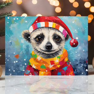 Cartes Pour Fêtes Annuelles Noël de la Suricate Festive