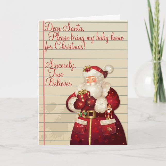 Cartes Pour Fêtes Annuelles Noël de la vraie croyance (Devant)