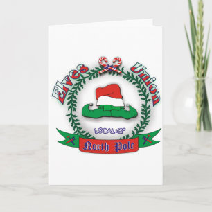 Cartes Pour Fêtes Annuelles Noël de l'Union des elfes