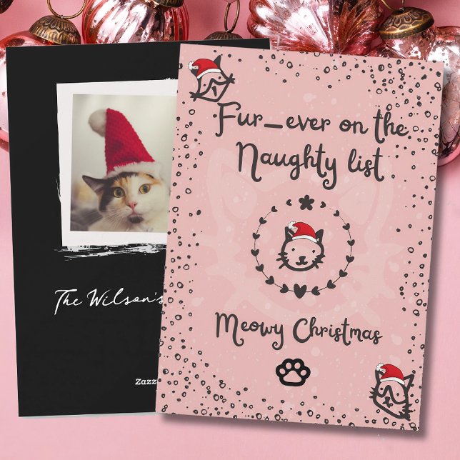 Cartes Pour Fêtes Annuelles Noël de Meowy (Créateur téléchargé)