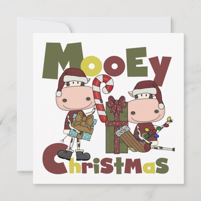 Cartes Pour Fêtes Annuelles Noël de Mooey (Devant)