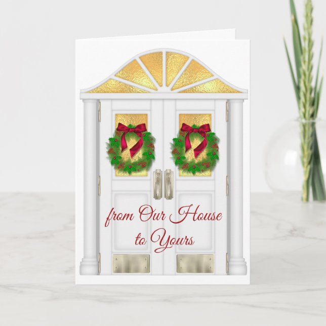 Cartes Pour Fêtes Annuelles Noël - De notre maison à la vôtre - Général (Devant)
