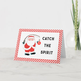 Cartes Pour Fêtes Annuelles Noël de pêche