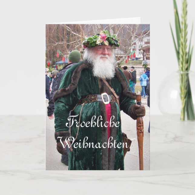 Cartes Pour Fêtes Annuelles Noël de père (Devant)