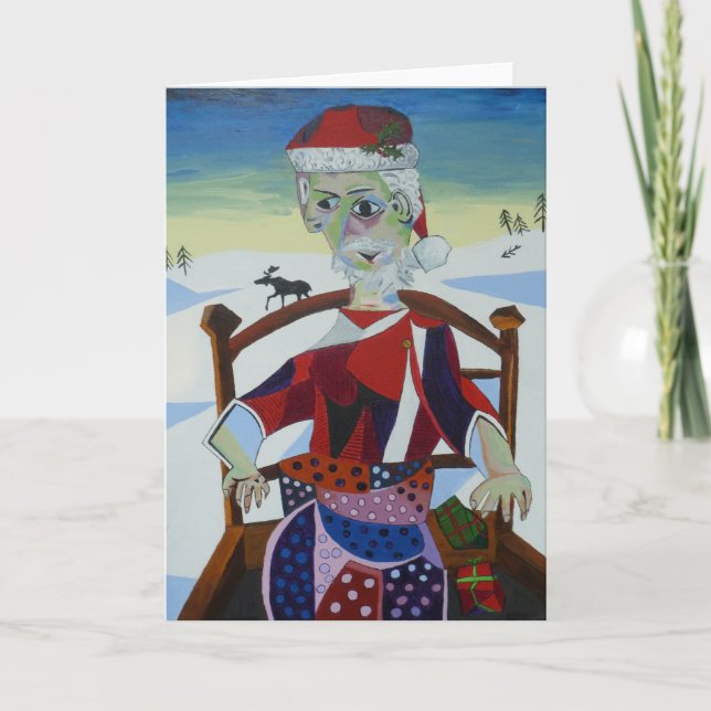 Cartes Pour Fêtes Annuelles Noël de père (Devant)