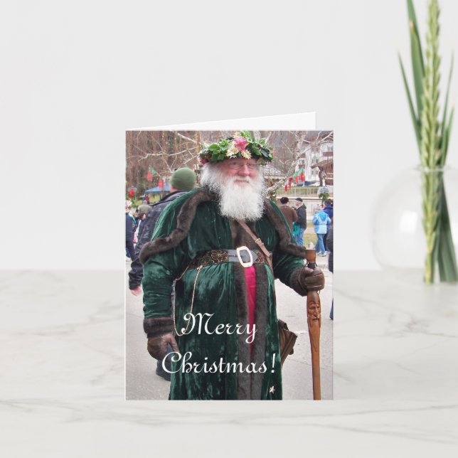 Cartes Pour Fêtes Annuelles Noël de père (Devant)