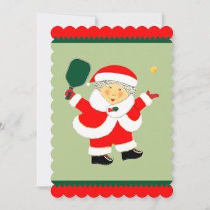 Cartes Pour Fêtes Annuelles Noël de Pickball