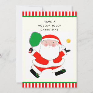 Cartes Pour Fêtes Annuelles Noël de pickleball créatif