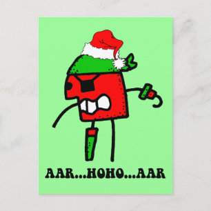 Cartes Pour Fêtes Annuelles Noël de pirates amusant