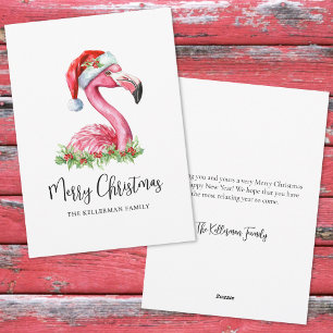 Cartes Pour Fêtes Annuelles Noël de plage tropicale