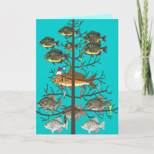 Cartes Pour Fêtes Annuelles Noël de poissons