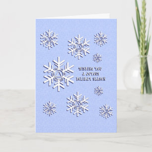 Cartes Pour Fêtes Annuelles Noël de sobriété