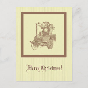 Cartes Pour Fêtes Annuelles Noël de steampunk - Père Noël dans les lunettes