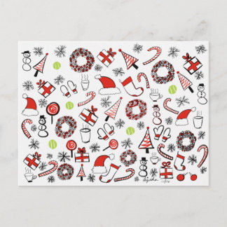 Cartes Pour Fêtes Annuelles Noël de tennis