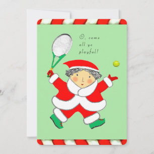 Cartes Pour Fêtes Annuelles Noël de tennis