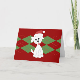 Cartes Pour Fêtes Annuelles Noël de très bon goût de chiot