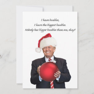 Cartes Pour Fêtes Annuelles Noël de Trump : les plus grandes difficultés