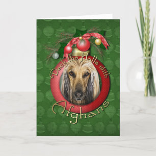 Cartes Pour Fêtes Annuelles Noël - Deck the Halls - Afghans