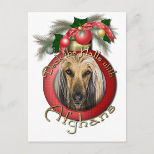 Cartes Pour Fêtes Annuelles Noël - Deck the Halls - Afghans