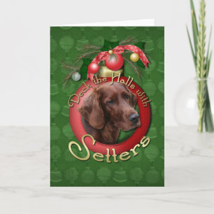 Cartes Pour Fêtes Annuelles Noël - Deck the Halls - Setters