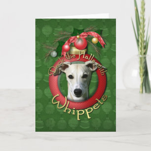 Cartes Pour Fêtes Annuelles Noël - Deck the Halls - Whippets