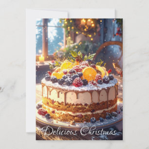 Cartes Pour Fêtes Annuelles NOËL DÉLICIEUX - style d'écriture