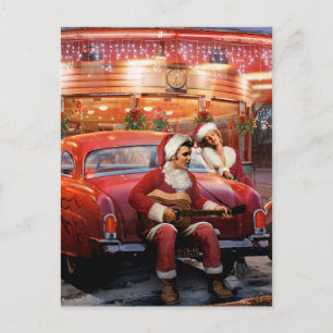 Cartes Pour Fêtes Annuelles Noël d'Elvis et de Marilyn