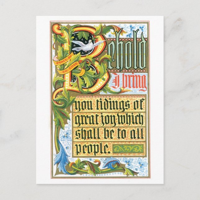 Cartes Pour Fêtes Annuelles Noël démodé, vieux type (Devant)