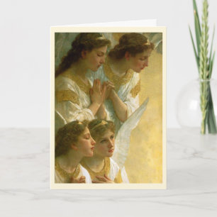 Cartes Pour Fêtes Annuelles Noël des anges de Bouguereau