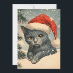 Cartes Pour Fêtes Annuelles Noël des chats Chartreux<br><div class="desc">Célébrez la saison des Fêtes avec cette charmante carte de Noël Chartreux cat. Doté de l'élégante robe bleu-gris du chat Chartreux au milieu des décorations festives, cette carte est parfaite pour les amoureux de les chats et les collectionneurs. Qu'il soit envoyé à des amis et à la famille ou gardé...</div>