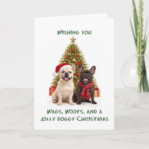 Cartes Pour Fêtes Annuelles Noël des chiens