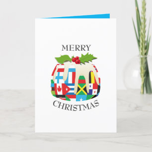 Cartes Pour Fêtes Annuelles Noël des DRAPEAUX DU MONDE