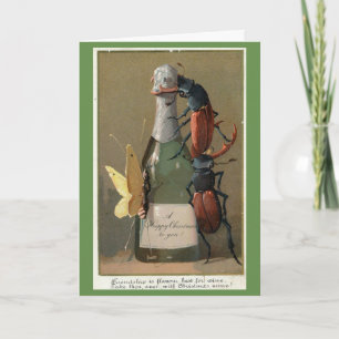 Cartes Pour Fêtes Annuelles Noël des insectes