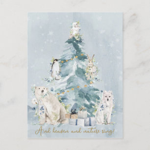 Cartes Pour Fêtes Annuelles Noël des neiges