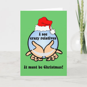 Cartes Pour Fêtes Annuelles Noël des parents fous