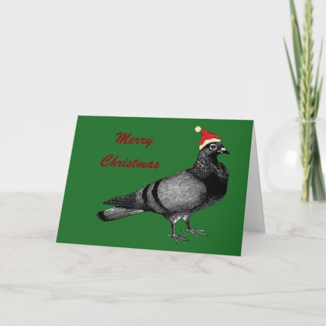Cartes Pour Fêtes Annuelles noël des pigeons (Devant)