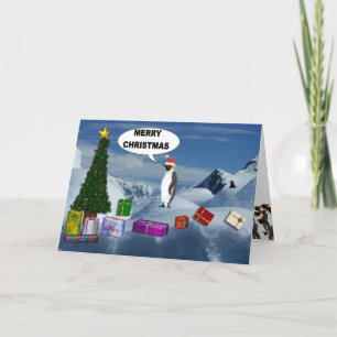 Cartes Pour Fêtes Annuelles Noël des pingouins