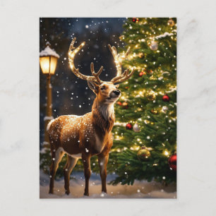 Cartes Pour Fêtes Annuelles Noël des rennes