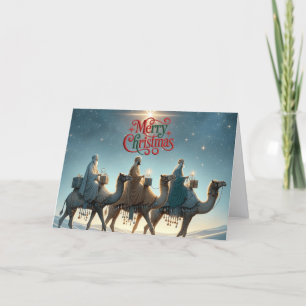 Cartes Pour Fêtes Annuelles Noël des trois hommes sages