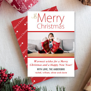 Cartes Pour Fêtes Annuelles Noël des voeux les plus chauds