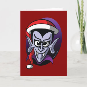 Cartes Pour Fêtes Annuelles Noël Dracula