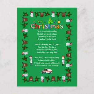 Cartes Pour Fêtes Annuelles Noël drôle