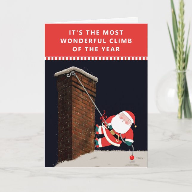 Cartes Pour Fêtes Annuelles Noël drôle (Devant)