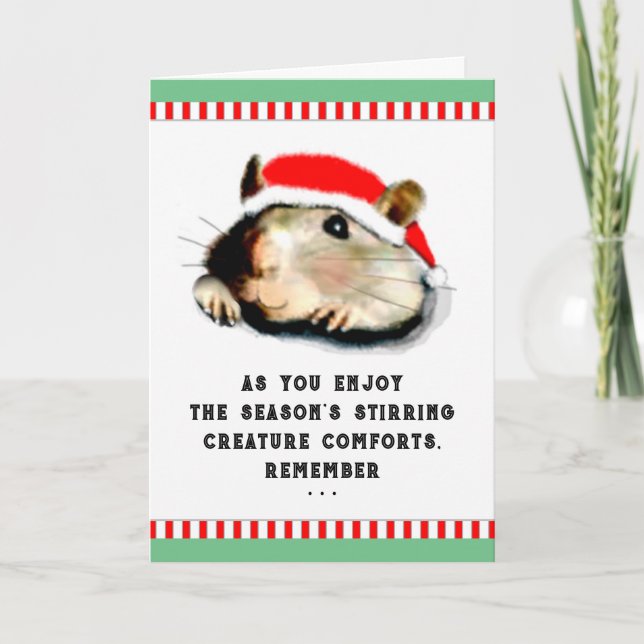 Cartes Pour Fêtes Annuelles Noël drôle (Devant)