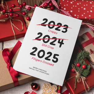 Cartes Pour Fêtes Annuelles Noël drôle non-photo