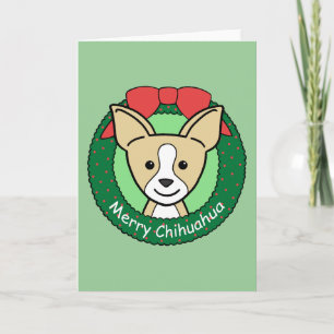 Cartes Pour Fêtes Annuelles Noël du Chihuahua