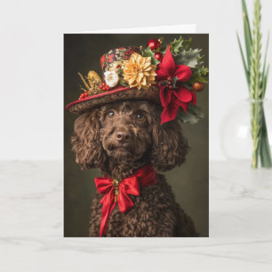 Cartes Pour Fêtes Annuelles Noël du Doodle au chocolat victorien